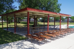 Keith Harrow poolside gazebo